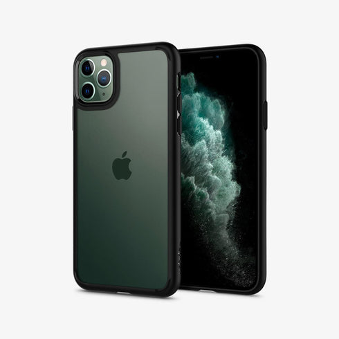 075CS27135 - iPhone 11 Pro Max Case Ultra Hybrid in crystal clear showing the back